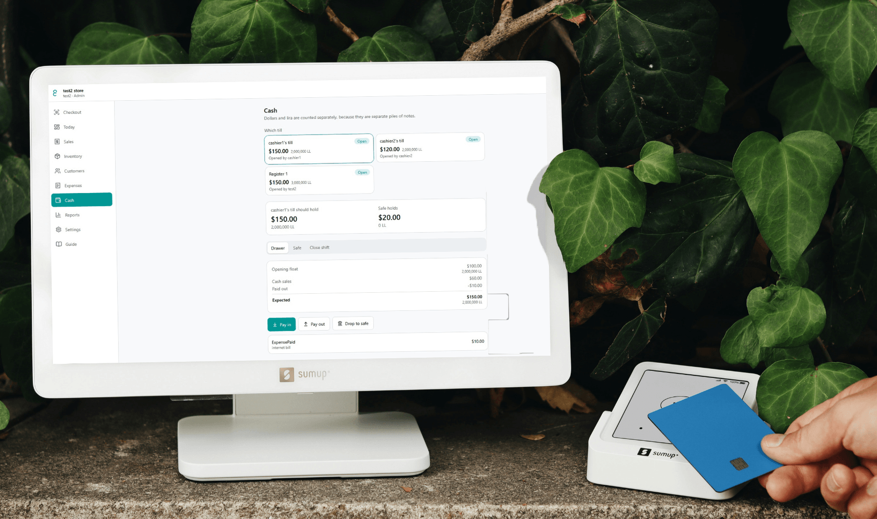 OctaPOS web, The best online POS for shops in Lebanon.